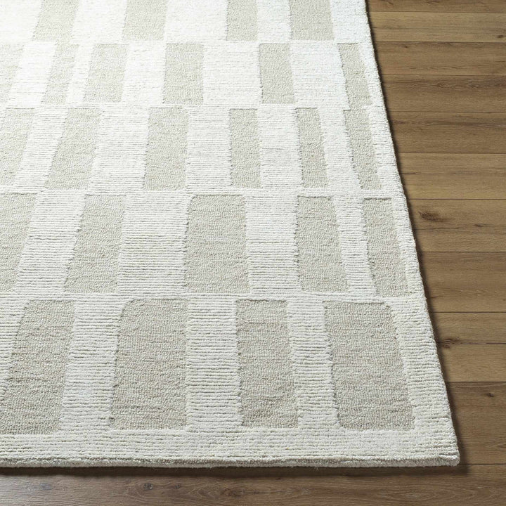 Teige Contemporary Geometrical Beige Area Rug - The Rug Decor