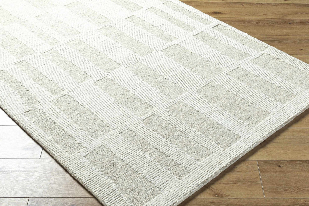 Teige Contemporary Geometrical Beige Area Rug - The Rug Decor