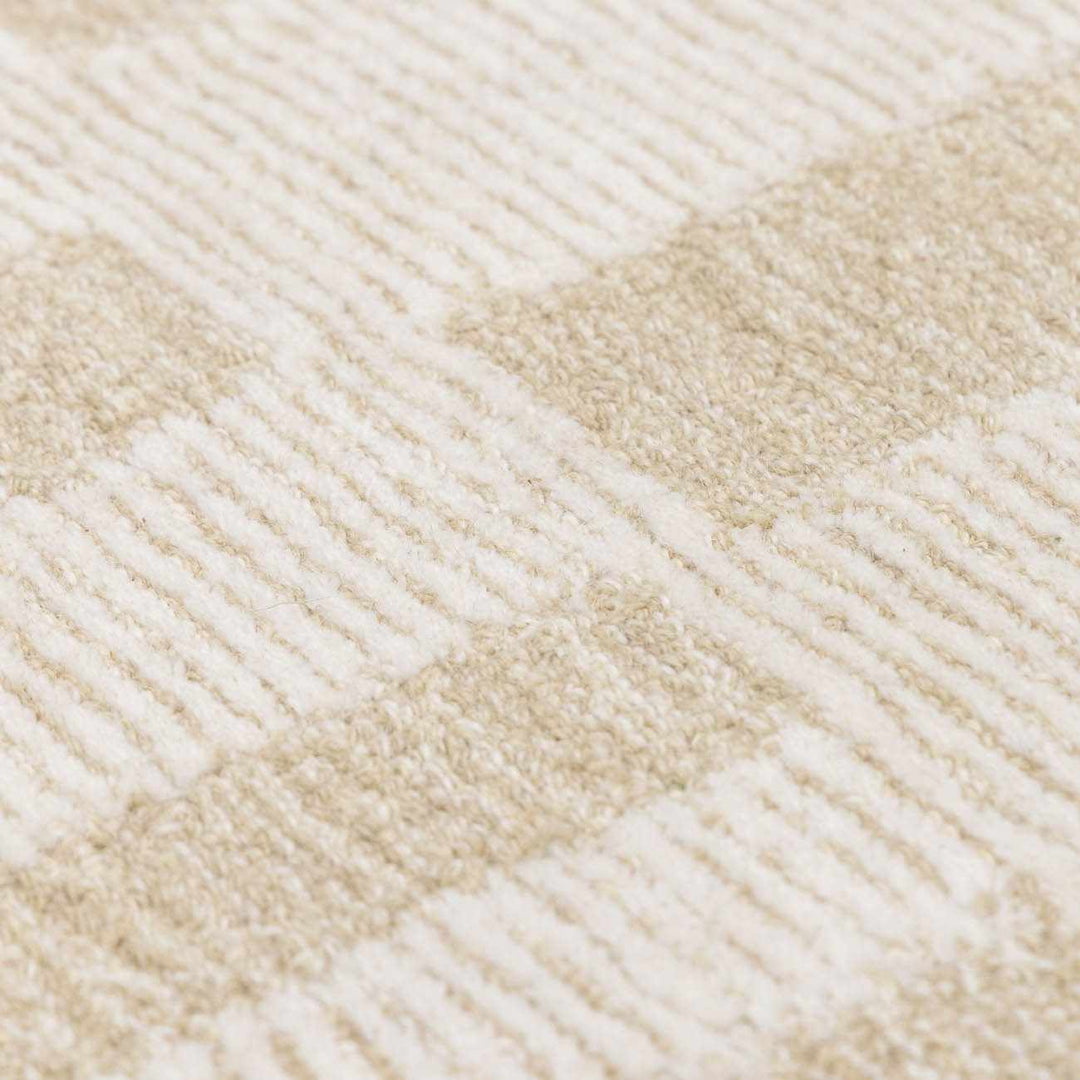 Teige Contemporary Geometrical Beige Area Rug - The Rug Decor