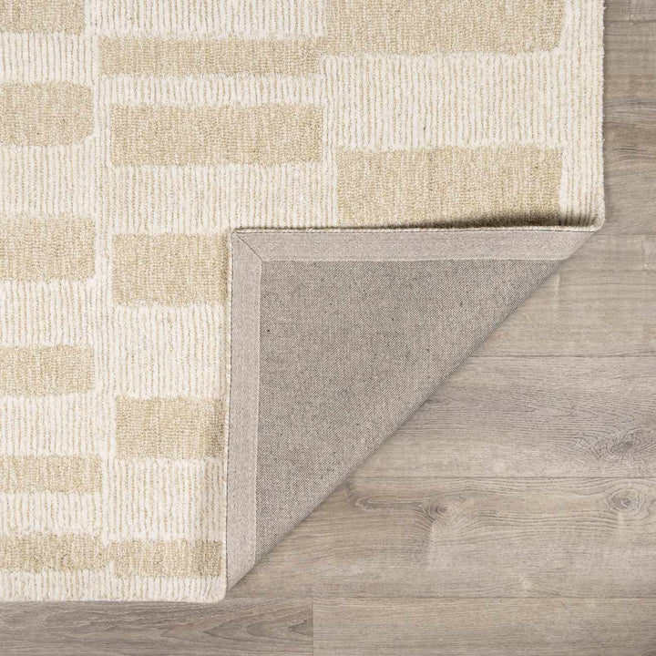Teige Contemporary Geometrical Beige Area Rug - The Rug Decor