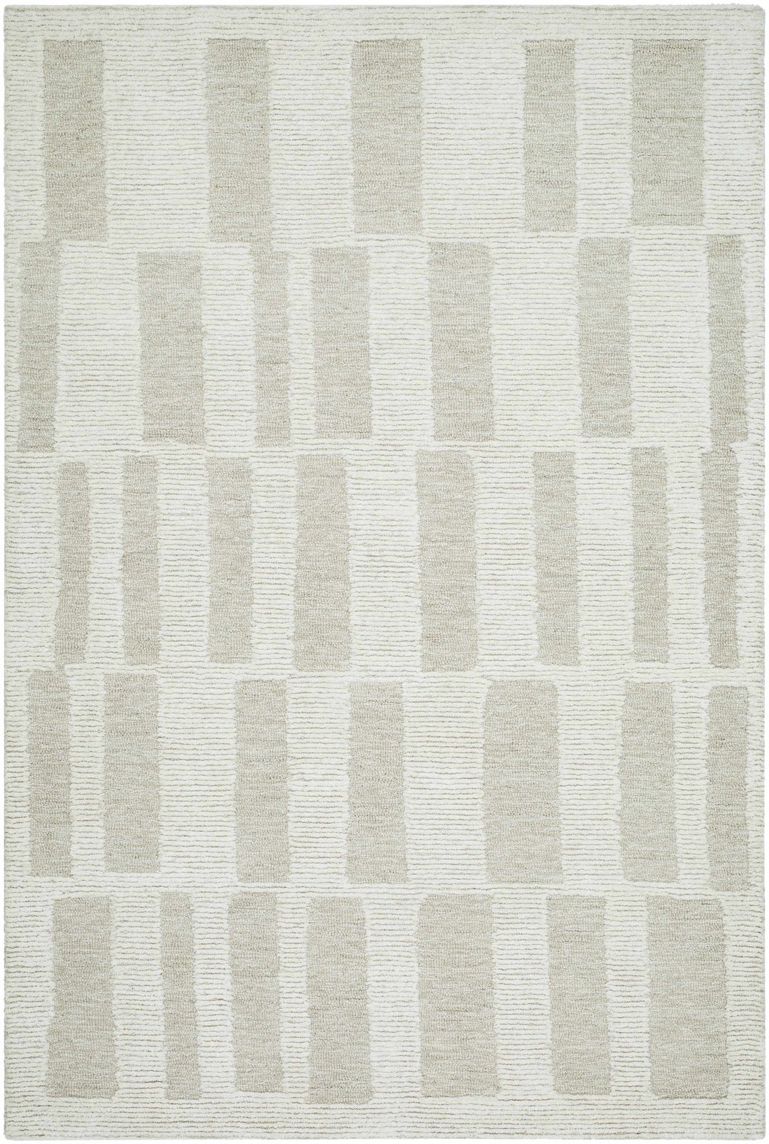 Teige Contemporary Geometrical Beige Area Rug - The Rug Decor