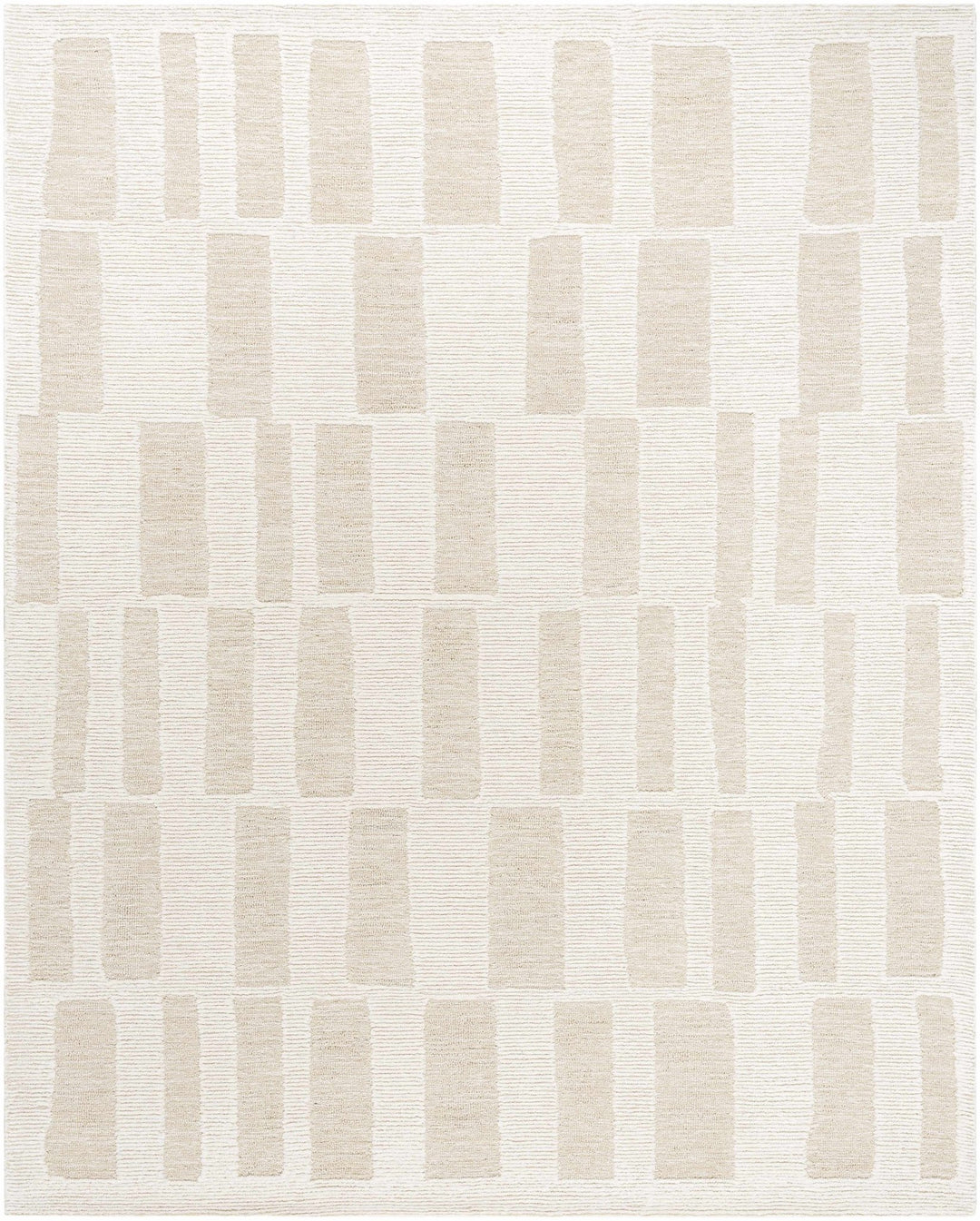 Teige Contemporary Geometrical Beige Area Rug - The Rug Decor