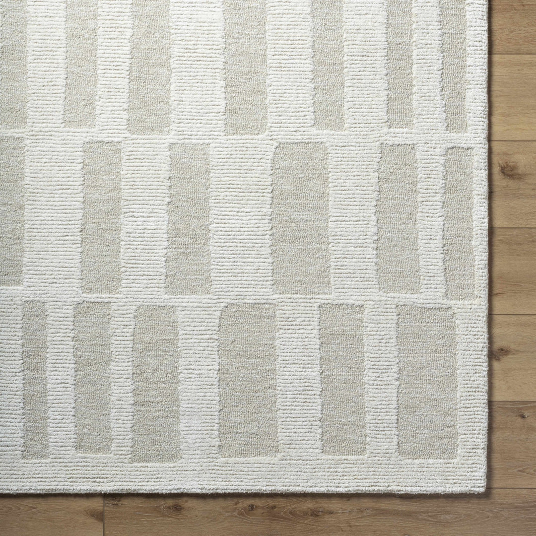 Teige Contemporary Geometrical Beige Area Rug - The Rug Decor