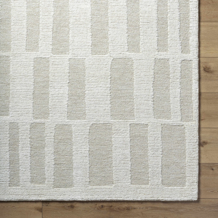 Teige Contemporary Geometrical Beige Area Rug - The Rug Decor