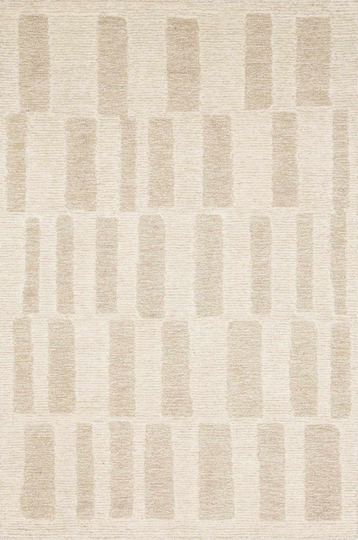 Teige Contemporary Geometrical Beige Area Rug - The Rug Decor