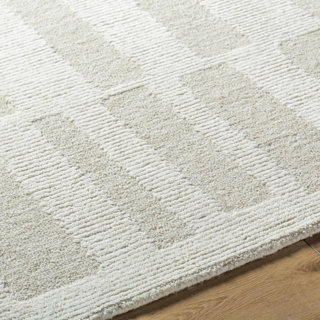 Teige Contemporary Geometrical Beige Area Rug - The Rug Decor