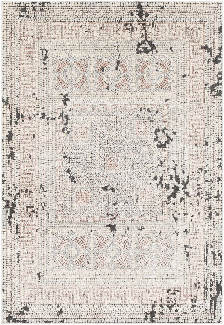 Terlingua Beige And Charcoal Traditional Style Area Rug - The Rug Decor