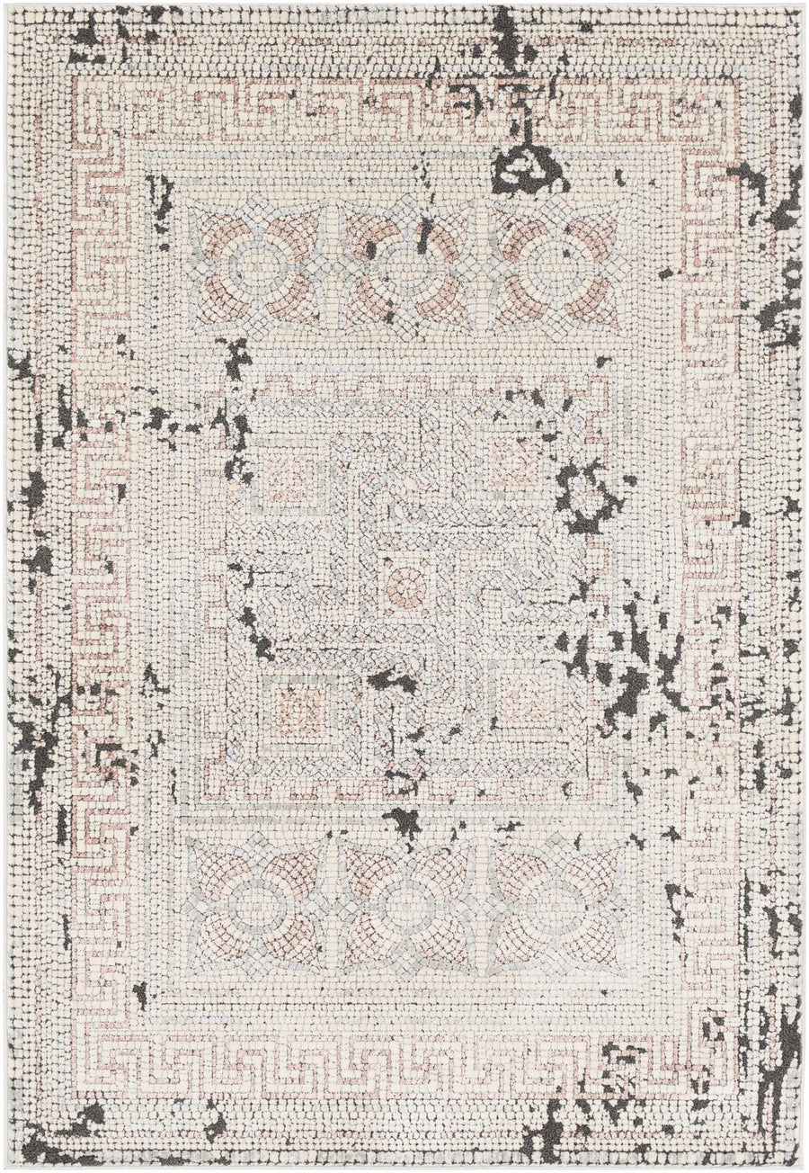 Terlingua Beige And Charcoal Traditional Style Area Rug - The Rug Decor