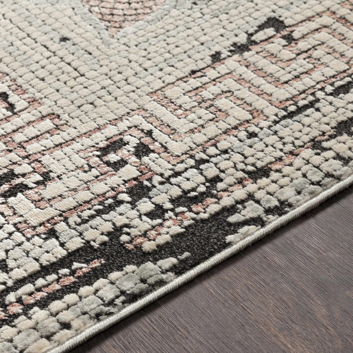 Terlingua Beige And Charcoal Traditional Style Area Rug - The Rug Decor
