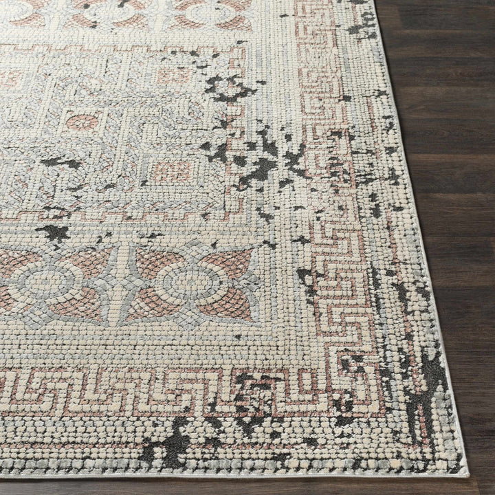 Terlingua Beige And Charcoal Traditional Style Area Rug - The Rug Decor