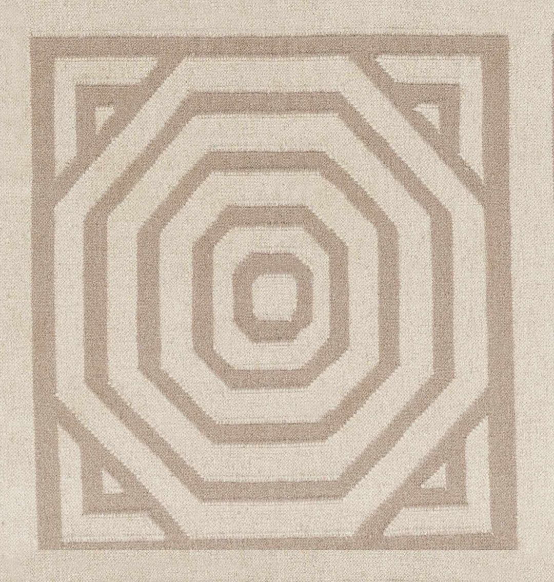Terlton Modern Geometric Design Ivory Hand Woven Rug - The Rug Decor