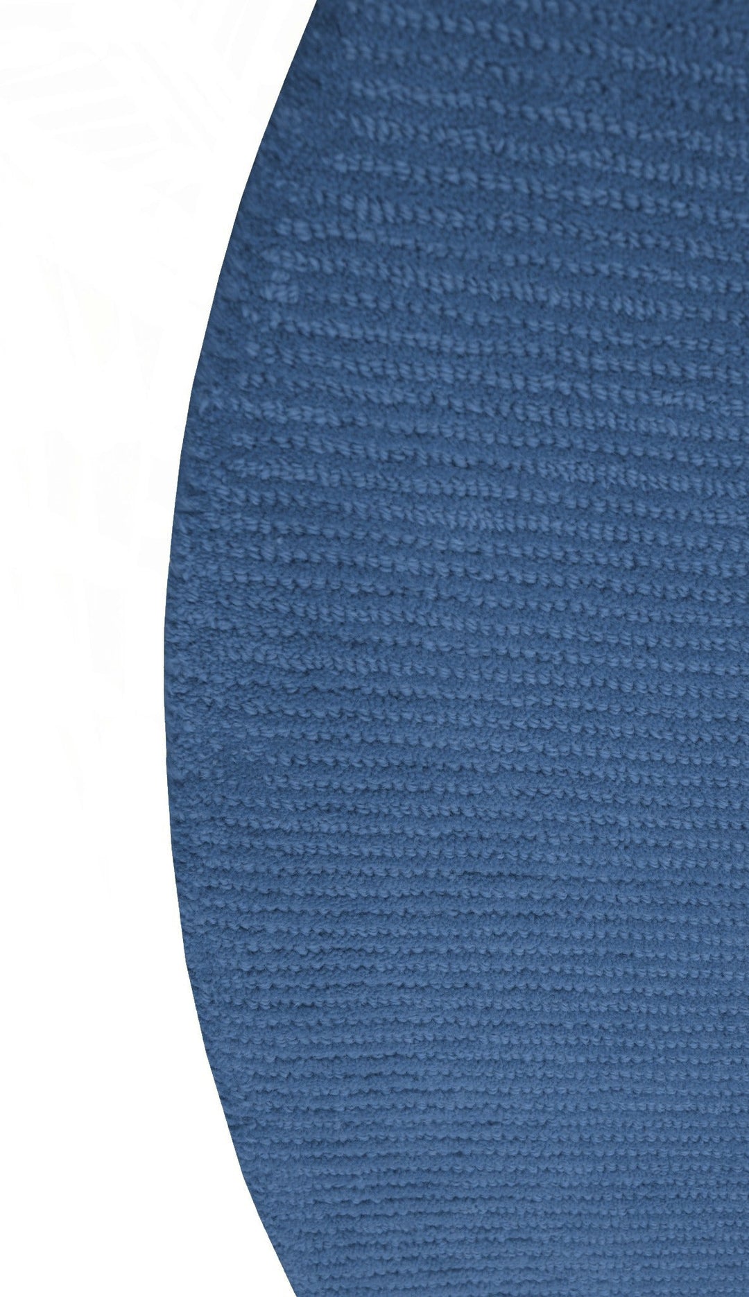 Terra Custom Made Blue Modern Solid Design Hand Tufted Wool Rug - The Rug Decor