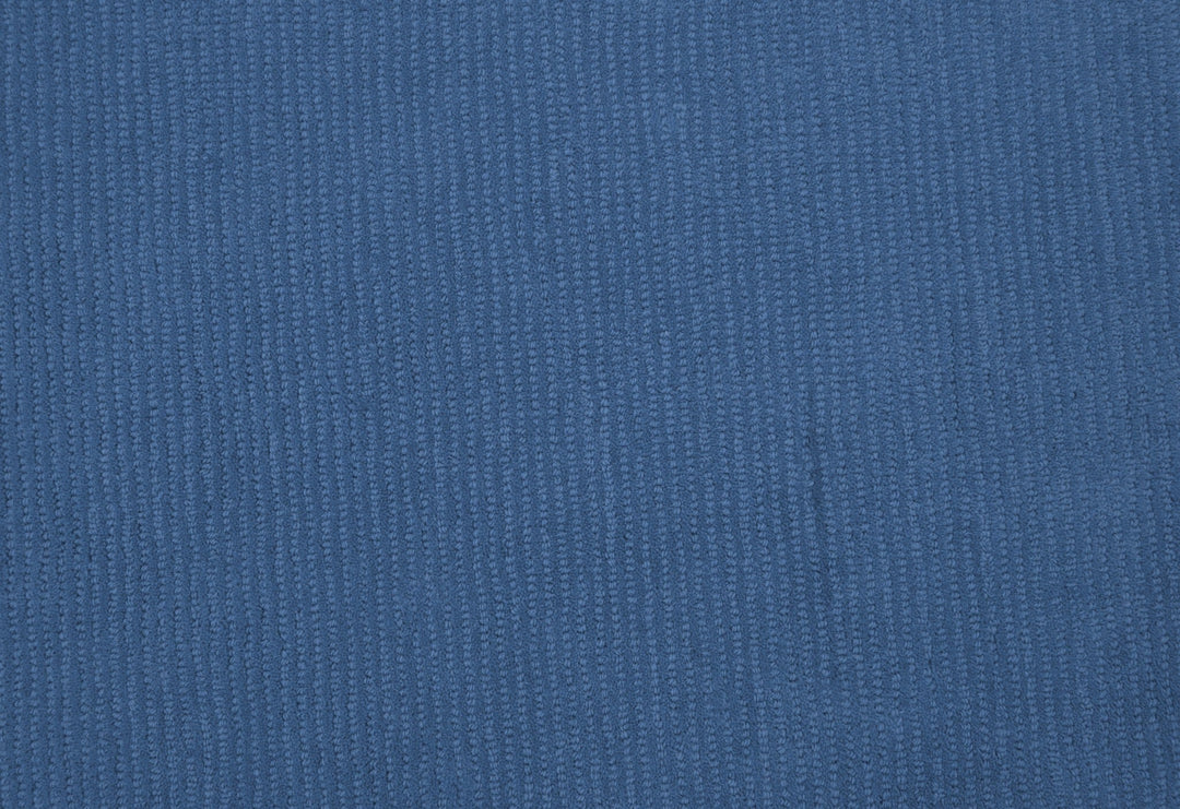 Terra Custom Made Blue Modern Solid Design Hand Tufted Wool Rug - The Rug Decor