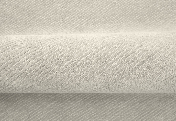 Terra Custom Made Hand Tufted Ivory Modern Solid Design Wool Rug - The Rug Decor