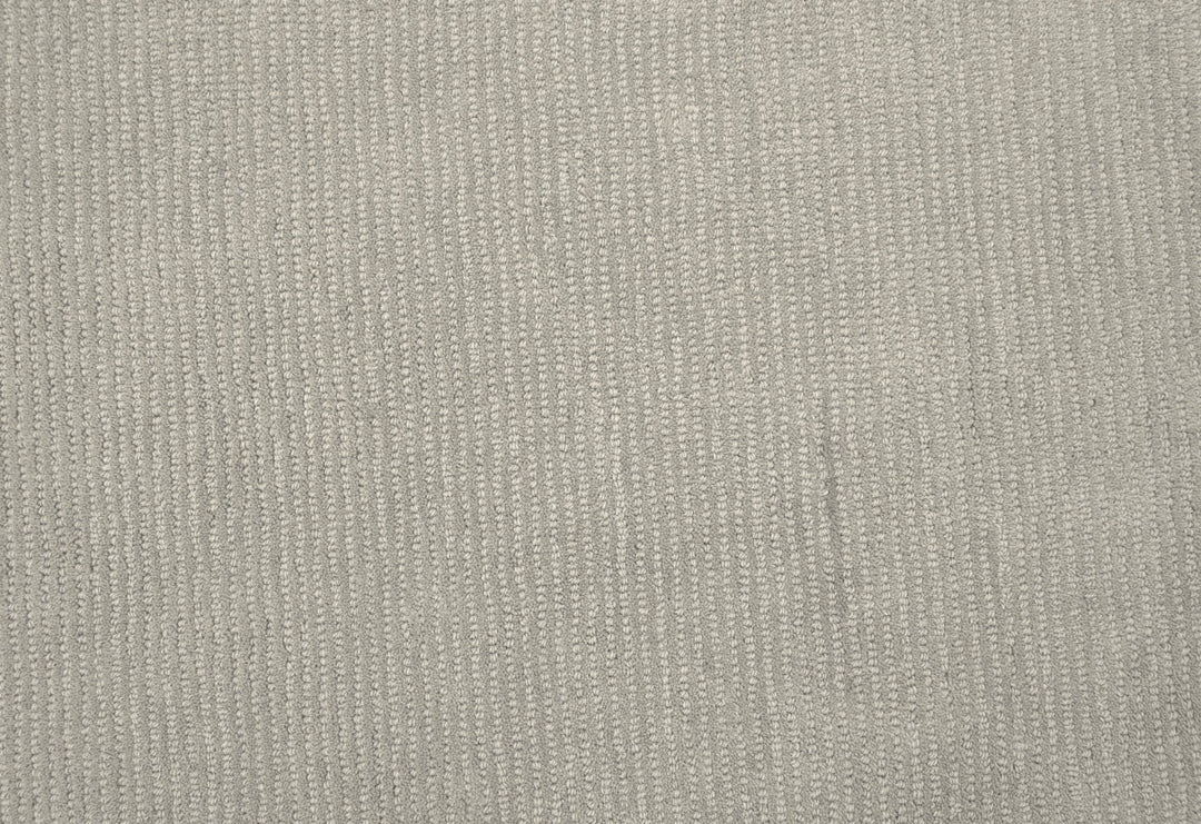 Terra Custom Made Hand Tufted Ivory Modern Solid Design Wool Rug - The Rug Decor