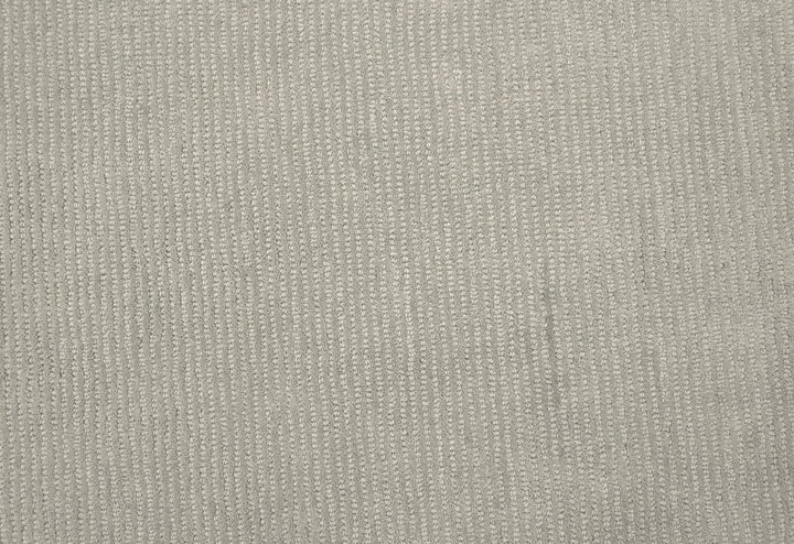 Terra Custom Made Hand Tufted Ivory Modern Solid Design Wool Rug - The Rug Decor