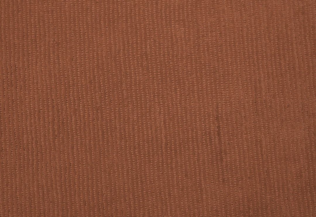 Terra Custom Made Hand Tufted Rust Modern Solid Design Wool Rug - The Rug Decor