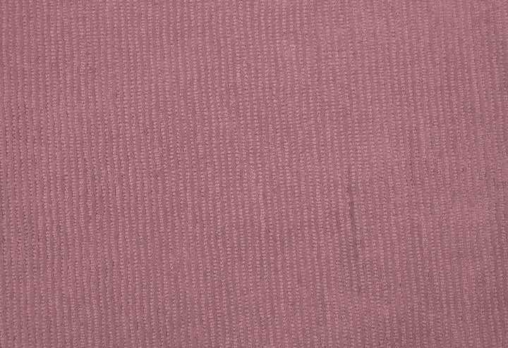 Custom Made Round Pink Modern Solid Design Hand Tufted Wool Rug