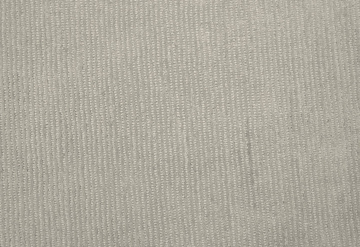 Terra Custom Made Hand Tufted Ivory Modern Solid Design Wool Rug