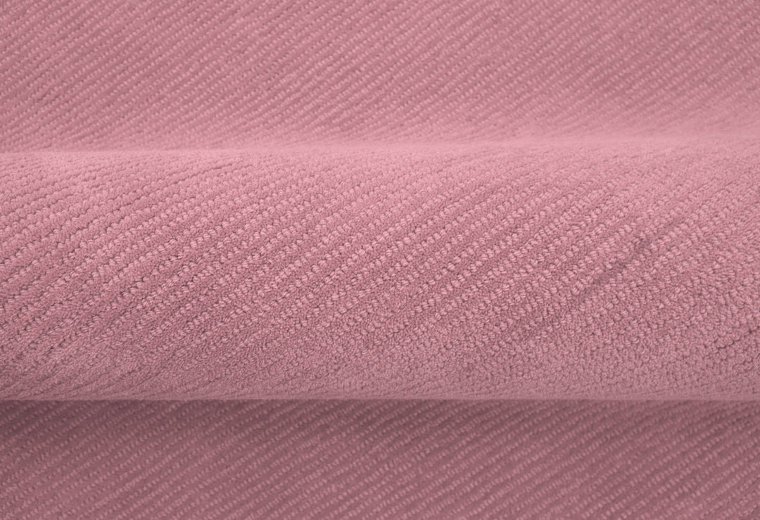 Terra Custom Made Modern Solid Design Pink Hand Tufted Wool Rug - The Rug Decor