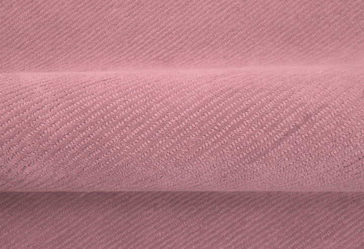 Terra Custom Made Modern Solid Design Pink Hand Tufted Wool Rug - The Rug Decor
