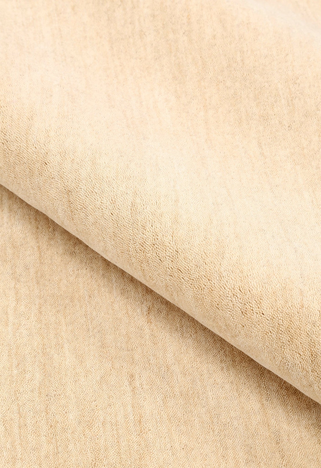 Terrain Hand Loomed Modern Beige Solid Design Wool Area Rug - The Rug Decor