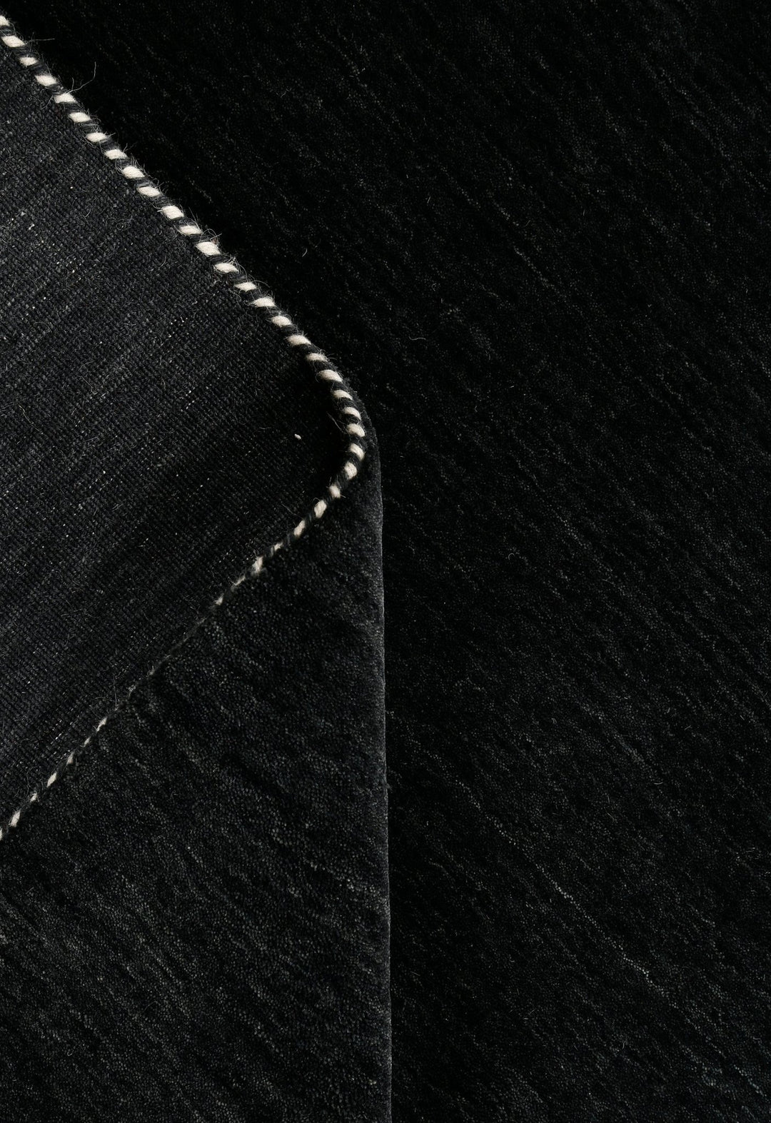 Terrain Hand Loomed Modern Charcoal Solid Design Wool Area Rug - The Rug Decor