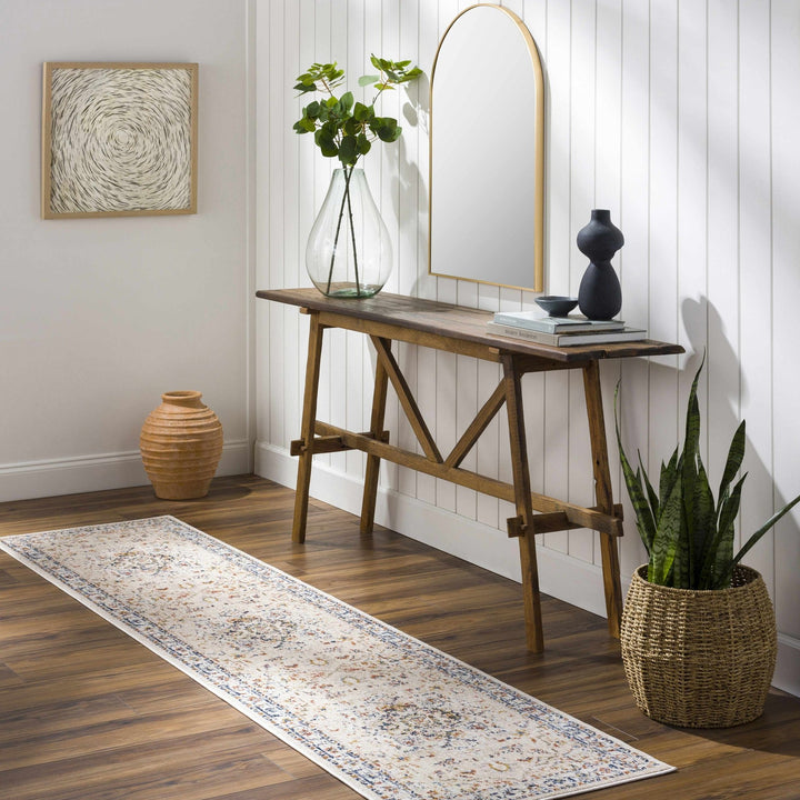 Teva Traditional Style Peach Beige Rug - The Rug Decor