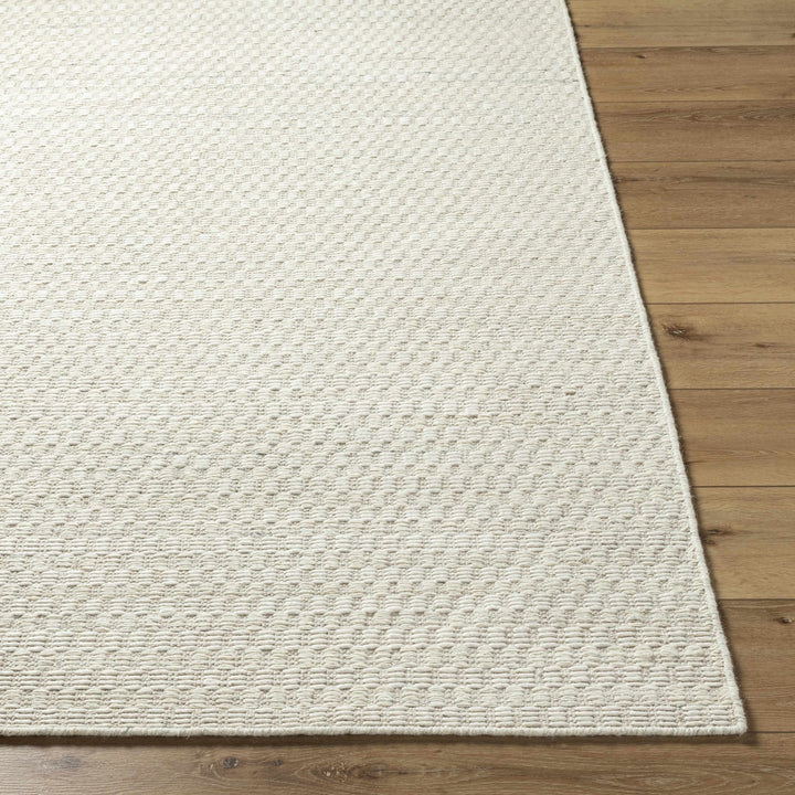 Tevah Contemporary Style Ivory Wool Rug - The Rug Decor