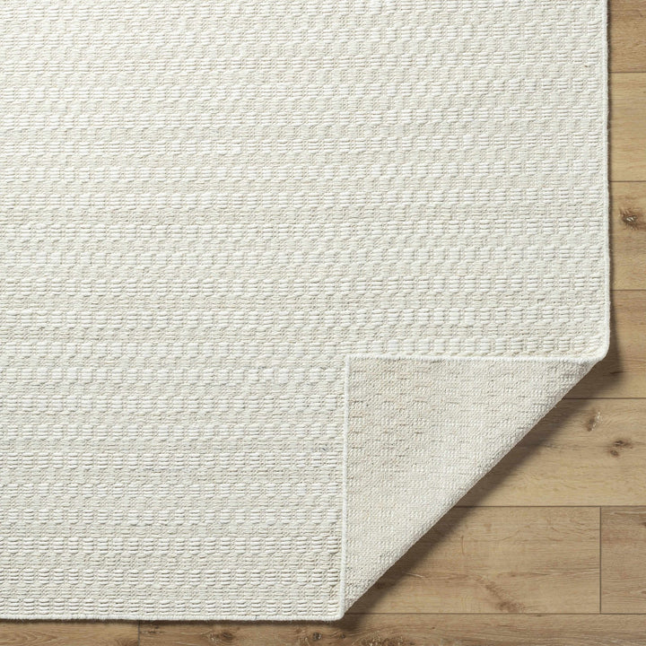 Tevah Contemporary Style Ivory Wool Rug - The Rug Decor