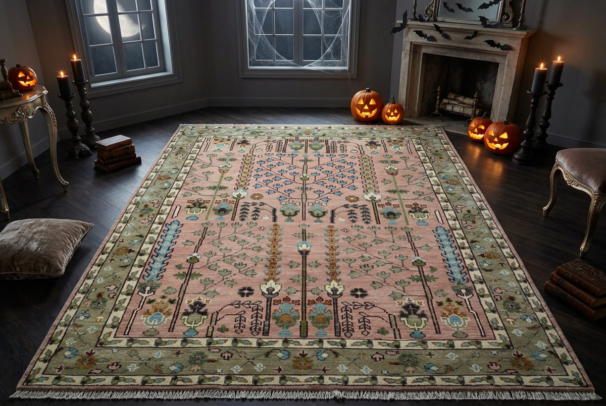 Text-free Halloween banner featuring your rug
