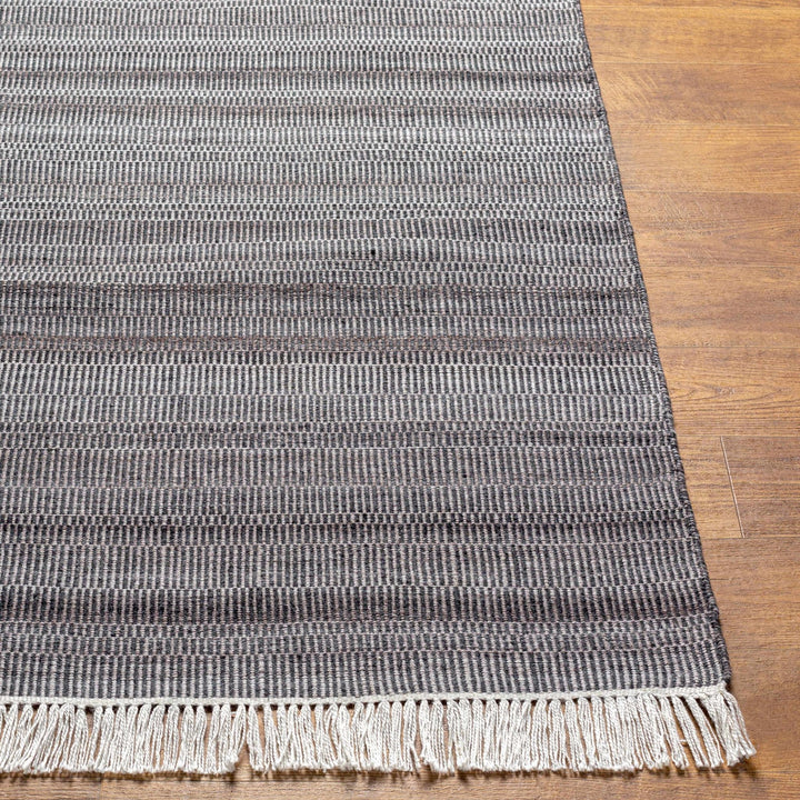 Thabazimbi Contemporary Abstract Charcoal And Gray Area Rug - The Rug Decor