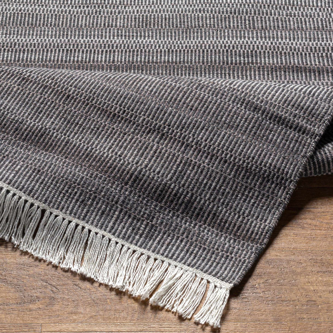 Thabazimbi Contemporary Abstract Charcoal And Gray Area Rug - The Rug Decor