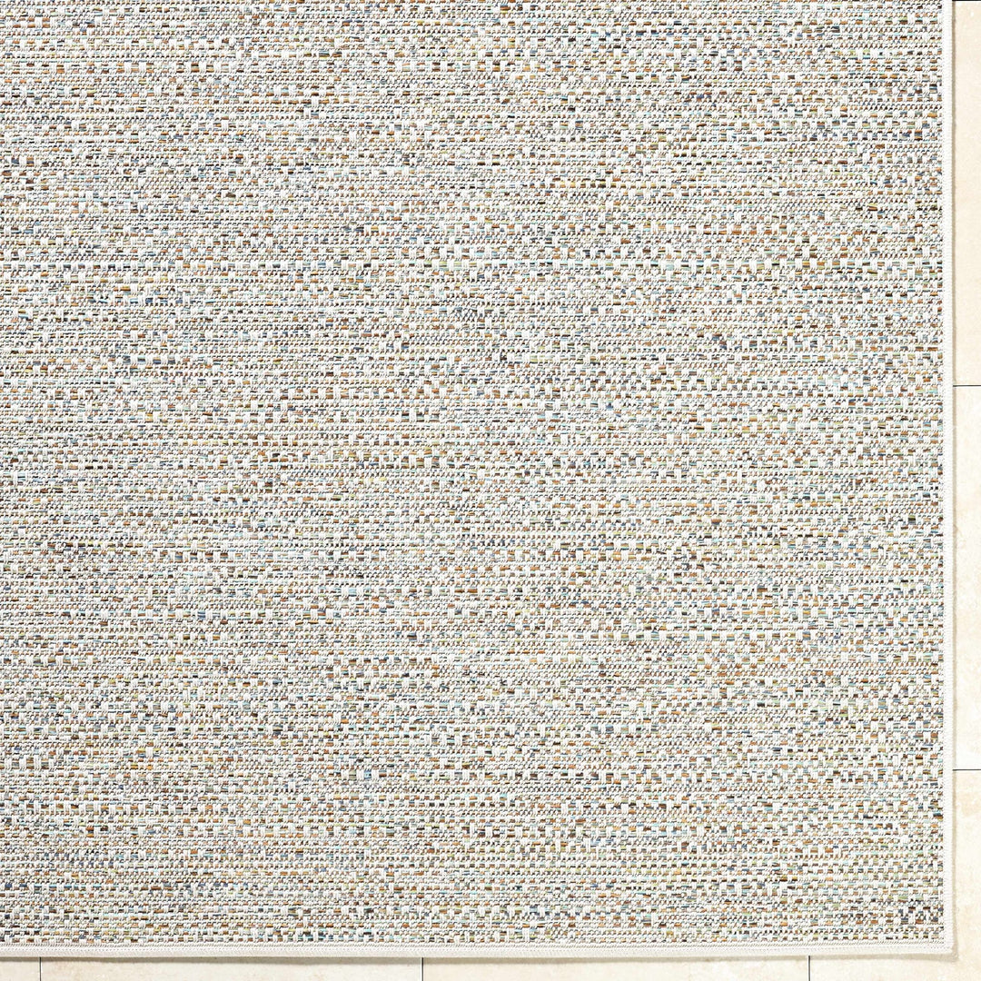 Thanh Contemporary Ivory And Gray Outdoor Area Rug - The Rug Decor