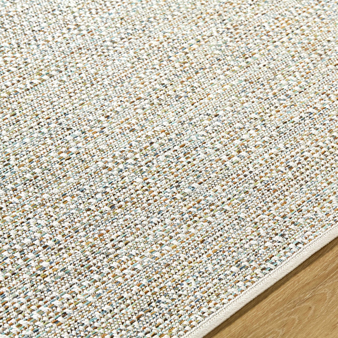 Thanh Contemporary Ivory And Gray Outdoor Area Rug - The Rug Decor