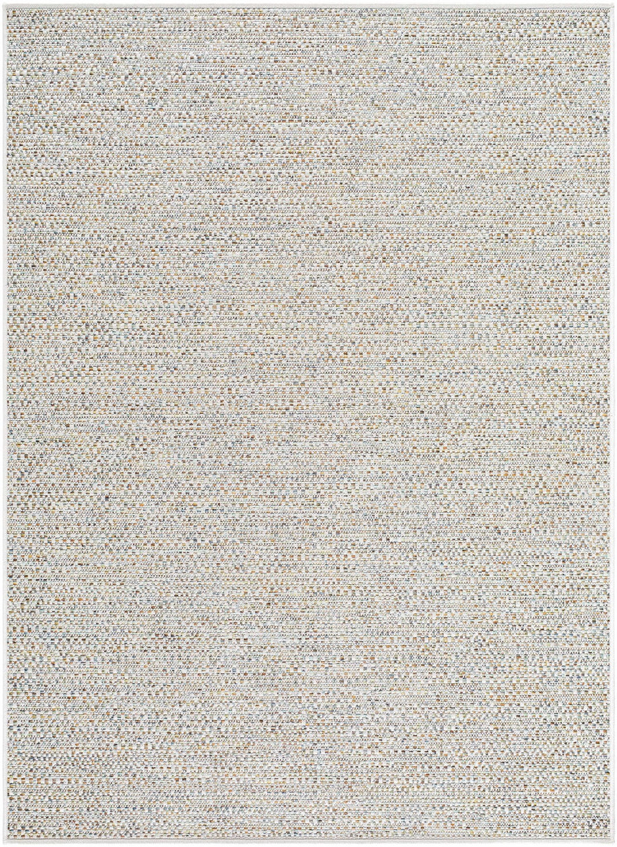Thanh Contemporary Ivory And Gray Outdoor Area Rug - The Rug Decor
