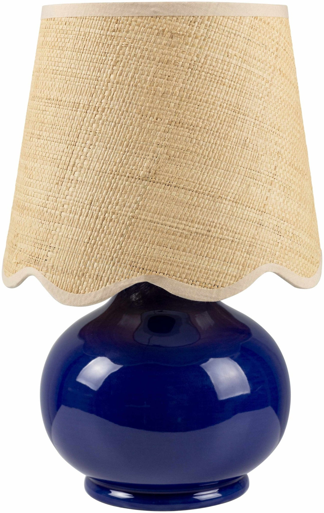 Theisseil Modern Blue Ceramic Table Lamp - The Rug Decor