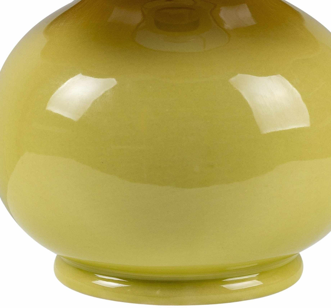 Theisseil Modern Olive Green Ceramic Table Lamp - The Rug Decor