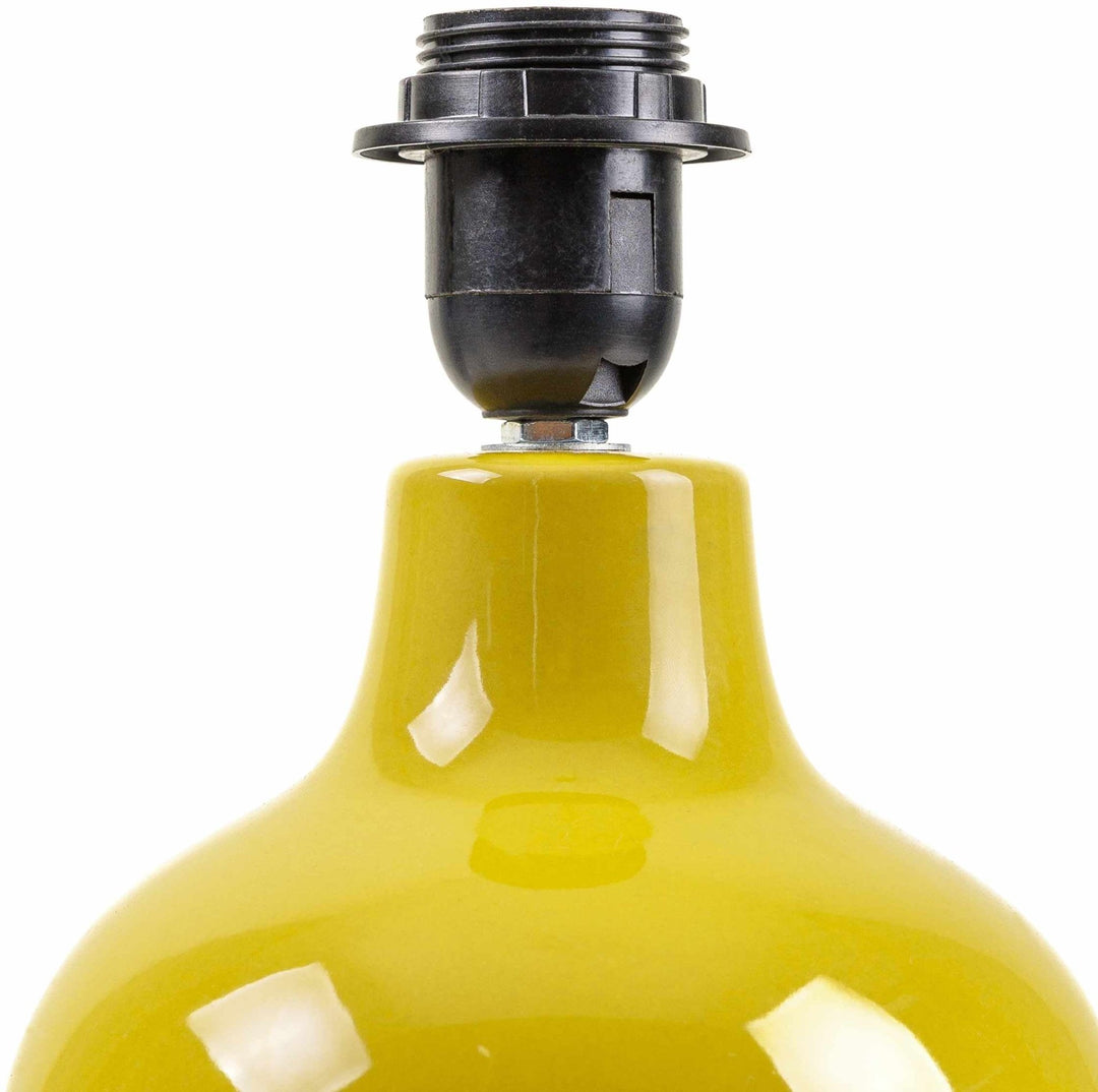 Theisseil Modern Yellow Ceramic Table Lamp - The Rug Decor