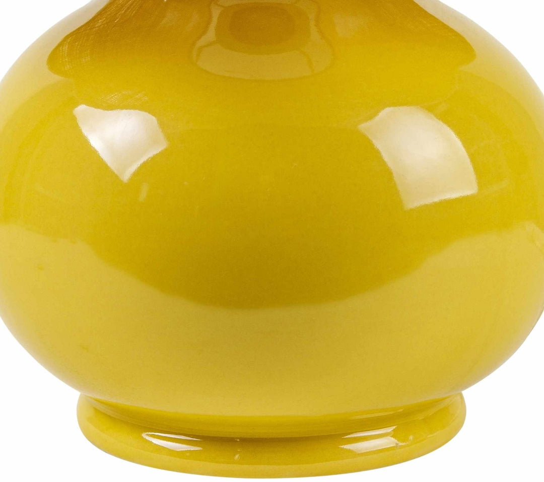 Theisseil Modern Yellow Ceramic Table Lamp - The Rug Decor
