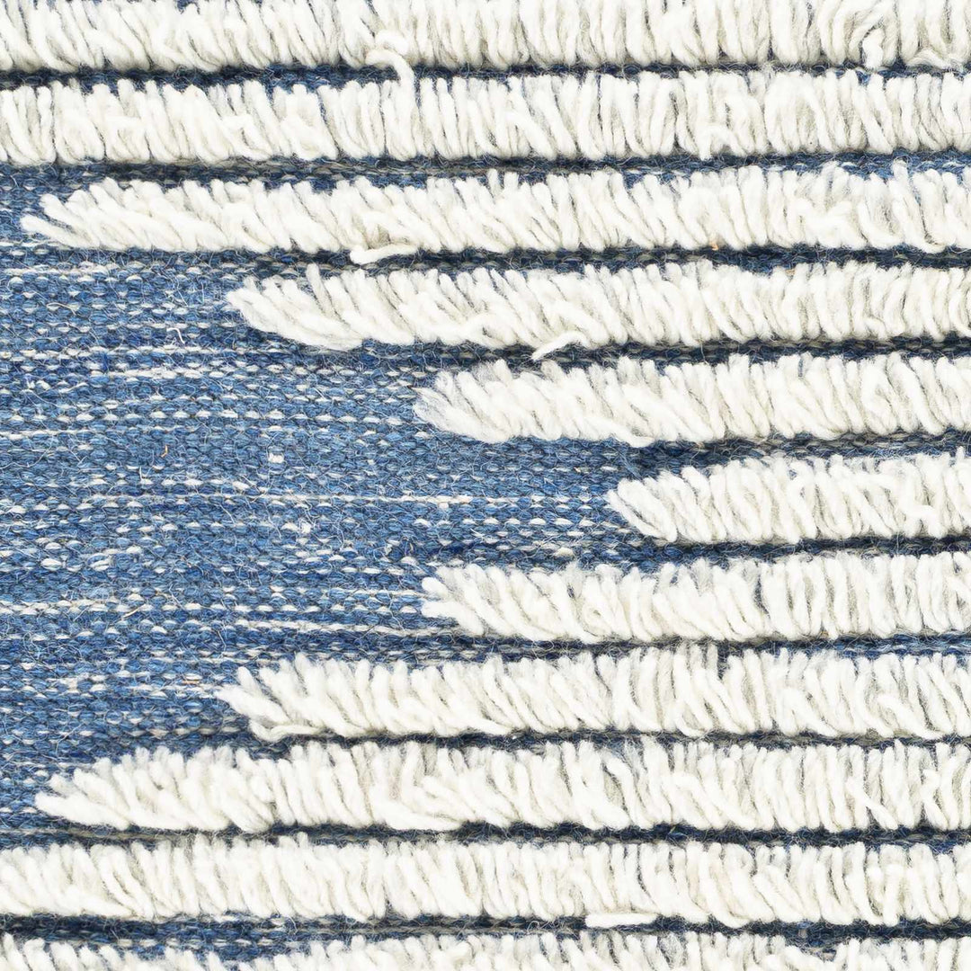Thika Modern Blue and Ivory Area Rug - The Rug Decor