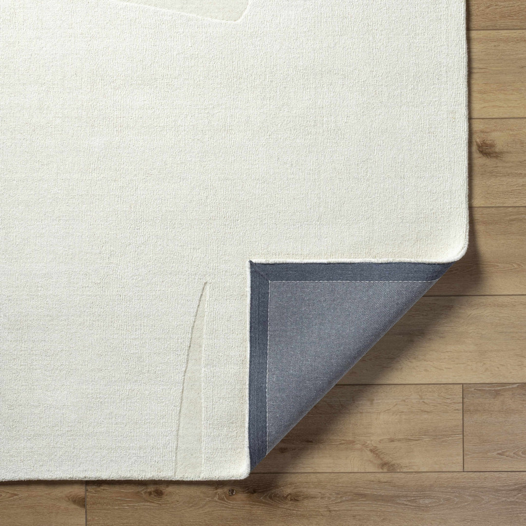 Thina Modern Contemporary Ivory Hand Loom Wool Rug - The Rug Decor