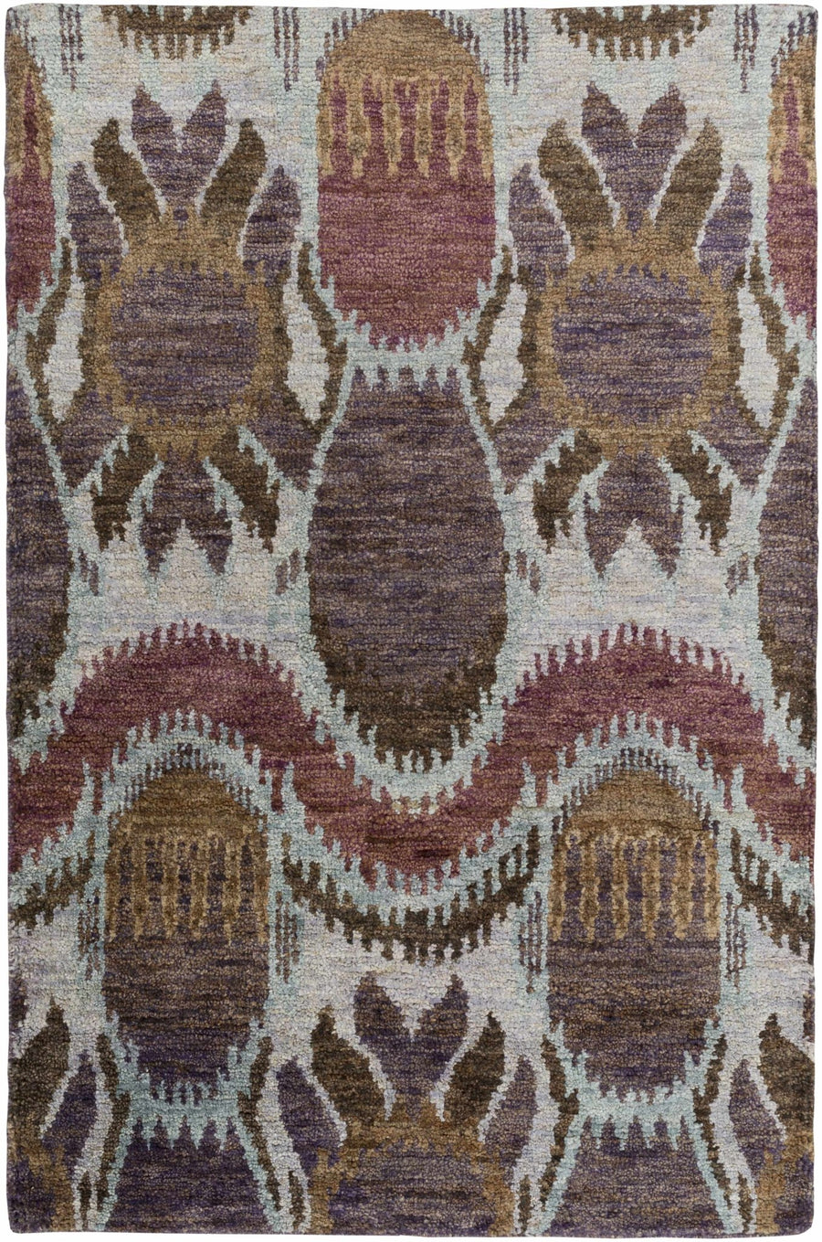 Thornville Brown Modern Style Hand Knotted Jute Area Rug - The Rug Decor