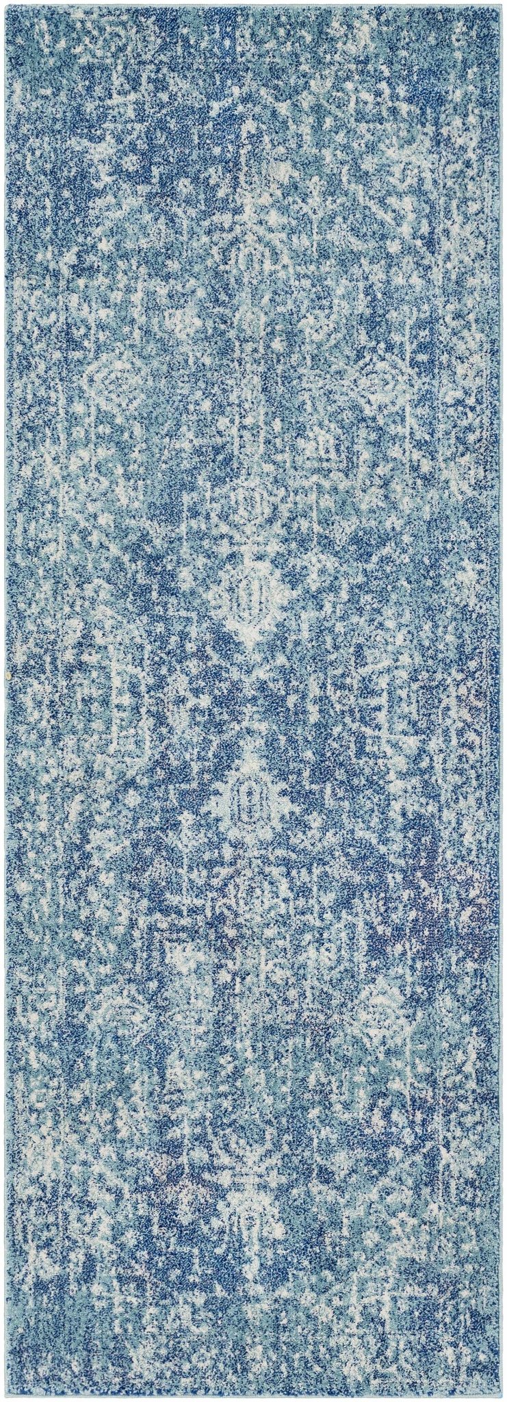 Thousandsticks Traditional Transitional Blue And Navy Area Rug - The Rug Decor