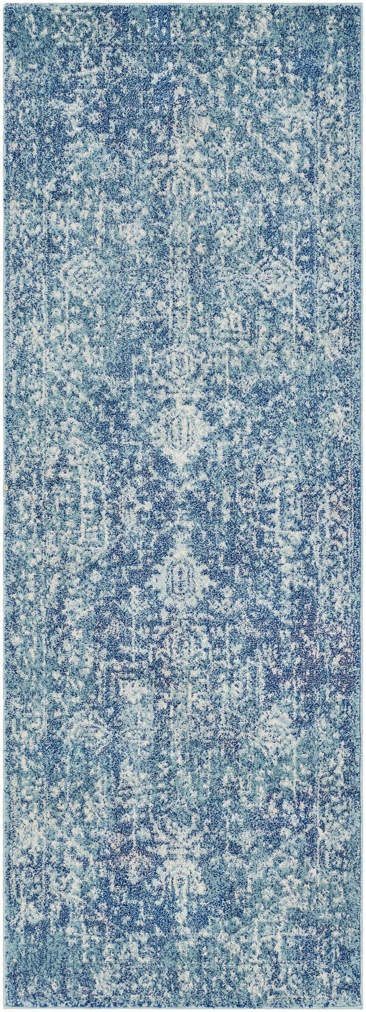 Thousandsticks Traditional Transitional Blue And Navy Area Rug - The Rug Decor