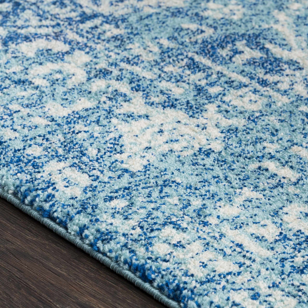 Thousandsticks Traditional Transitional Blue And Navy Area Rug - The Rug Decor