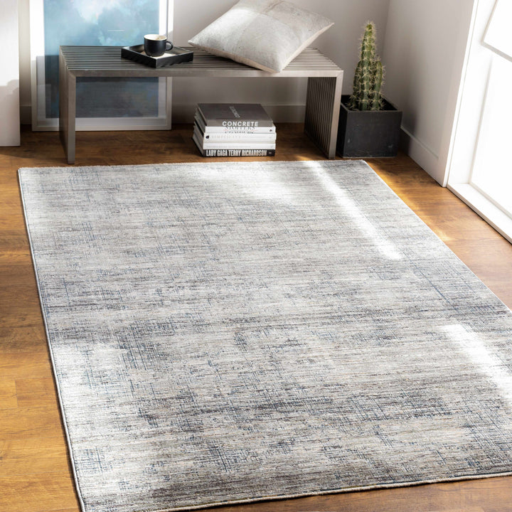 Thornhill Modern Abstract Design Gray And Beige Area Rug