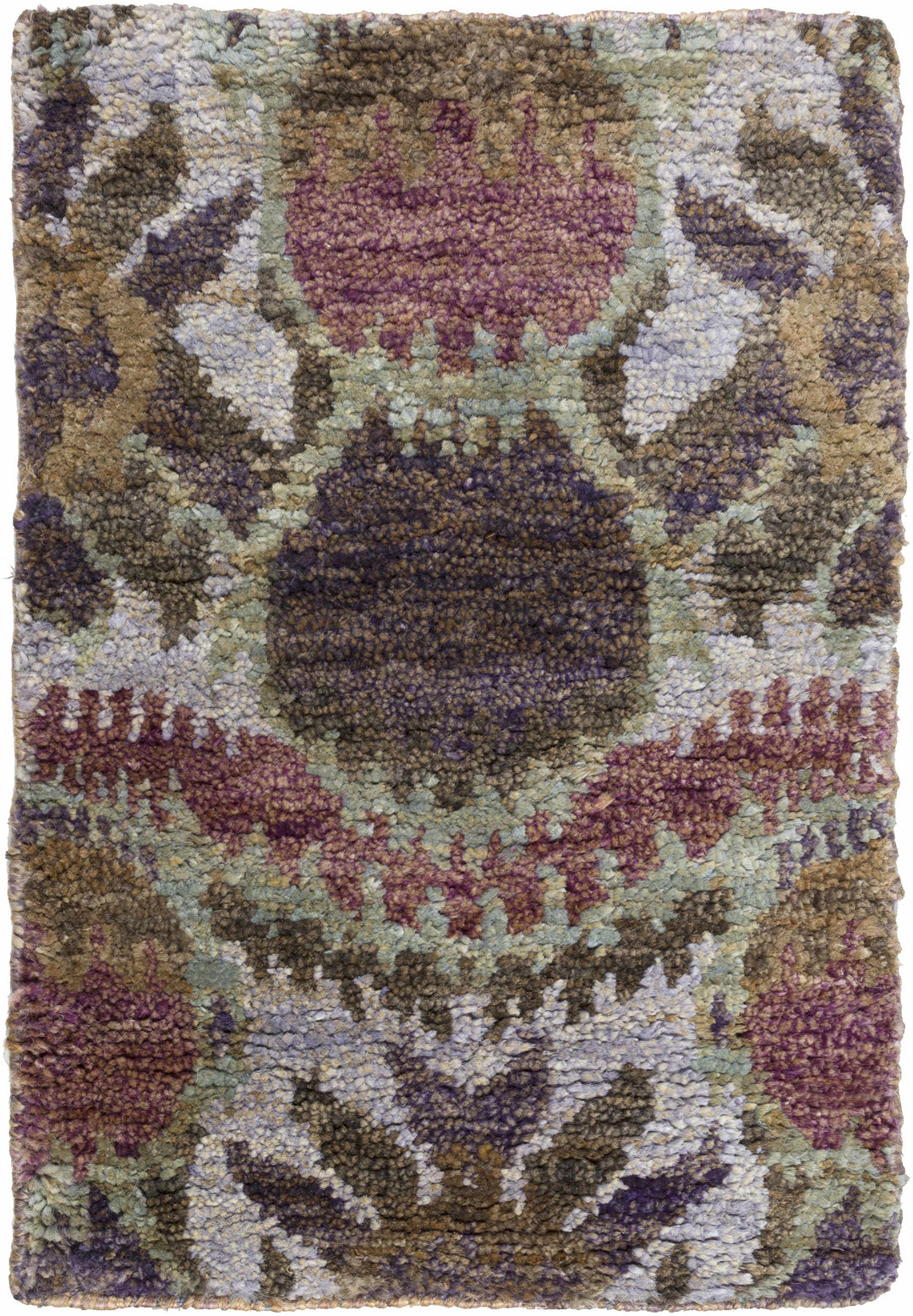 Thornville Brown Modern Style Hand Knotted Jute Area Rug