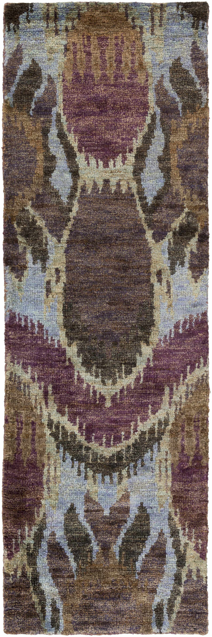 Thornville Brown Modern Style Hand Knotted Jute Area Rug