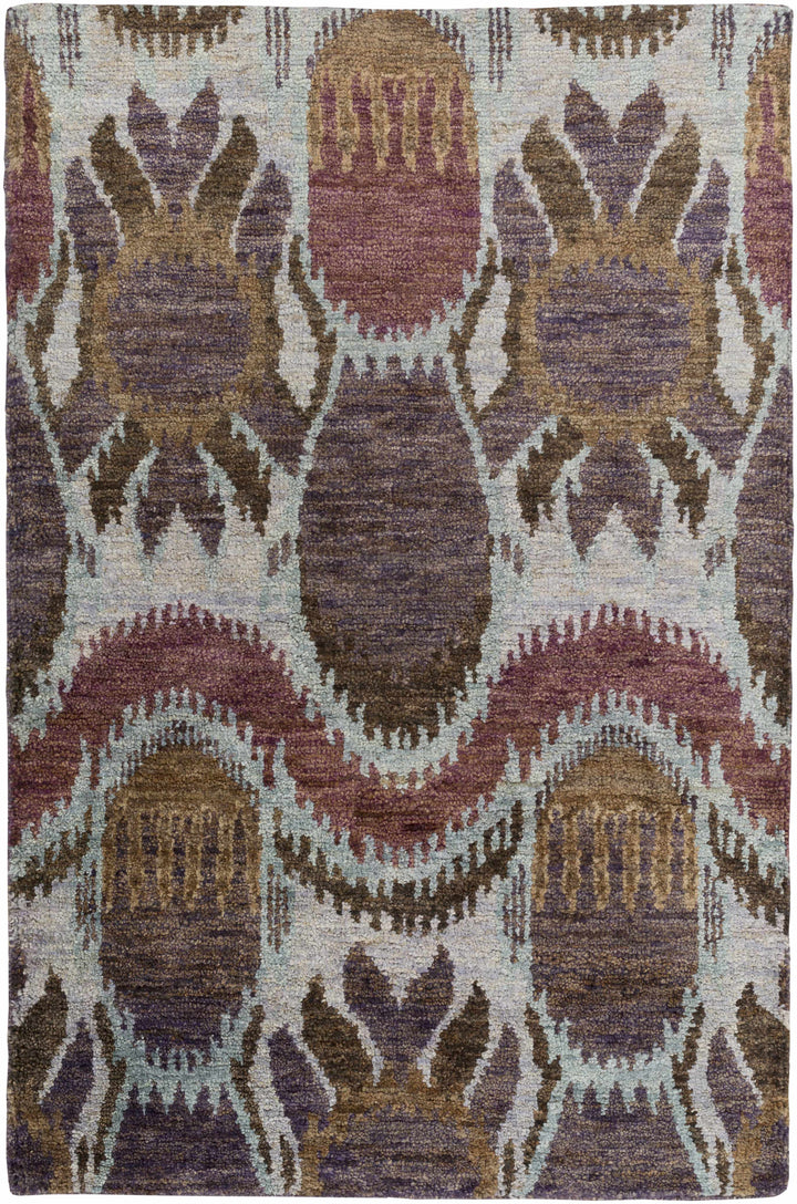 Thornville Brown Modern Style Hand Knotted Jute Area Rug